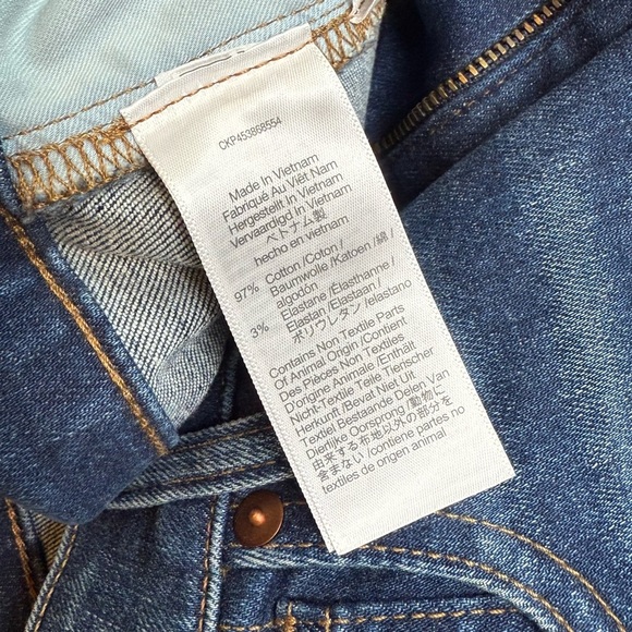 Madewell Curvy High-Rise Skinny Jeans Blue Wash Size 24 - Picture 8 of 8